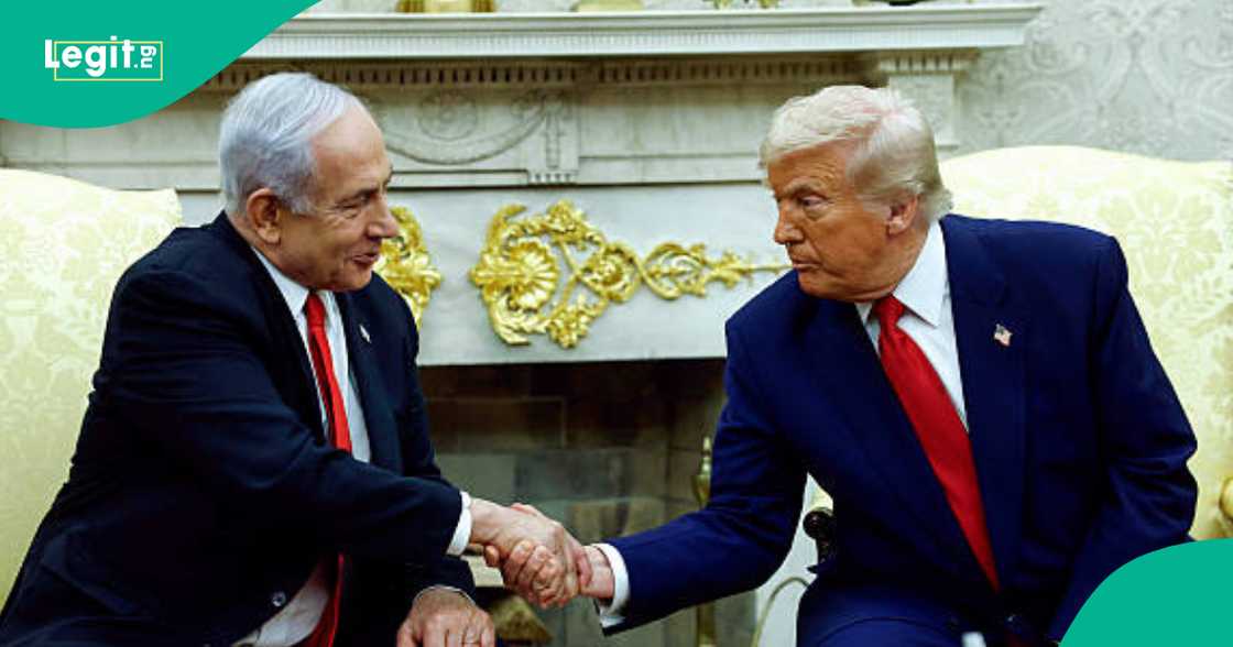Firaministan Isra'ila da Trump. Firaministan Isra'ila da Trump.