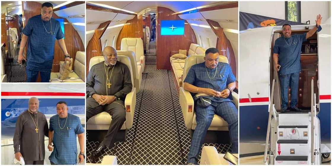 Social media reacts as Nigerian pastor acquires challenger private jet for 'kingdom work' Social media reacts as Nigerian pastor acquires challenger private jet for 'kingdom work'