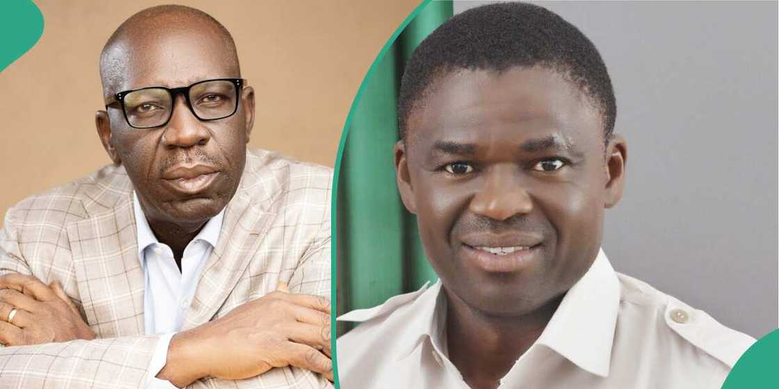 Governor Godwin Obaseki Of Edo state, deputy, Rt. Honourable Comrade Philip Shaibu, PDP Governor Godwin Obaseki Of Edo state, deputy, Rt. Honourable Comrade Philip Shaibu, PDP