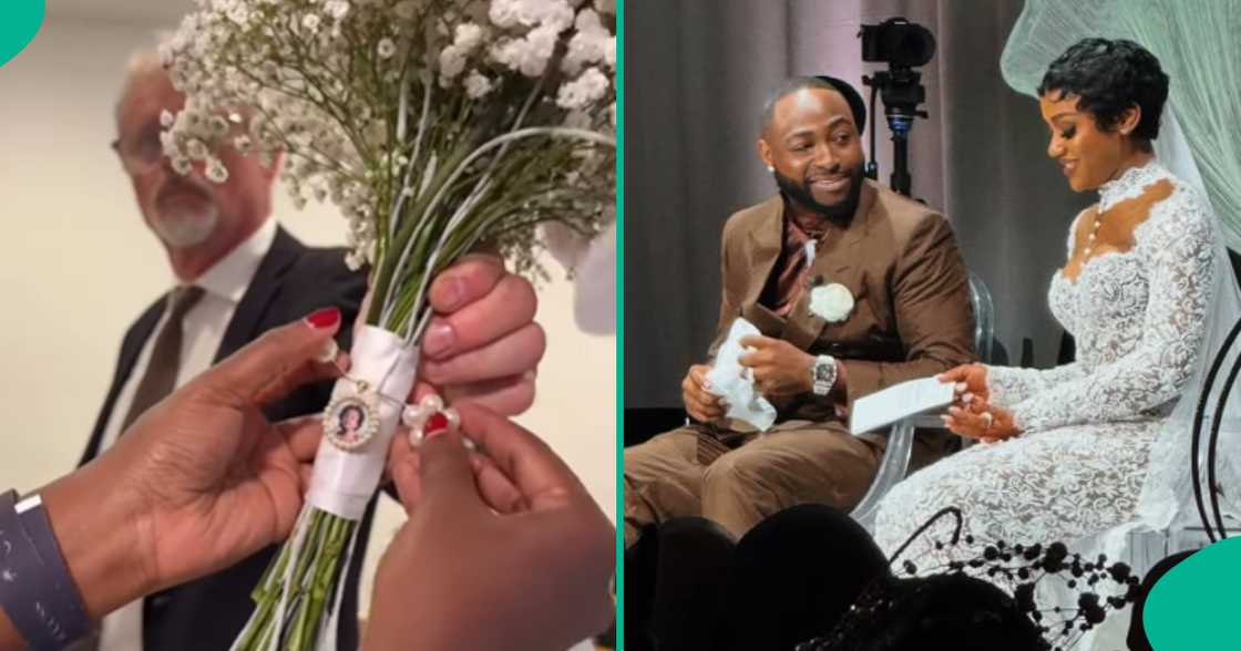 The bridal stylist at Davido and Chioma’s wedding in Miami, mentions how the singer’s wife honoured their late son, Ifeanyi The bridal stylist at Davido and Chioma’s wedding in Miami, mentions how the singer’s wife honoured their late son, Ifeanyi