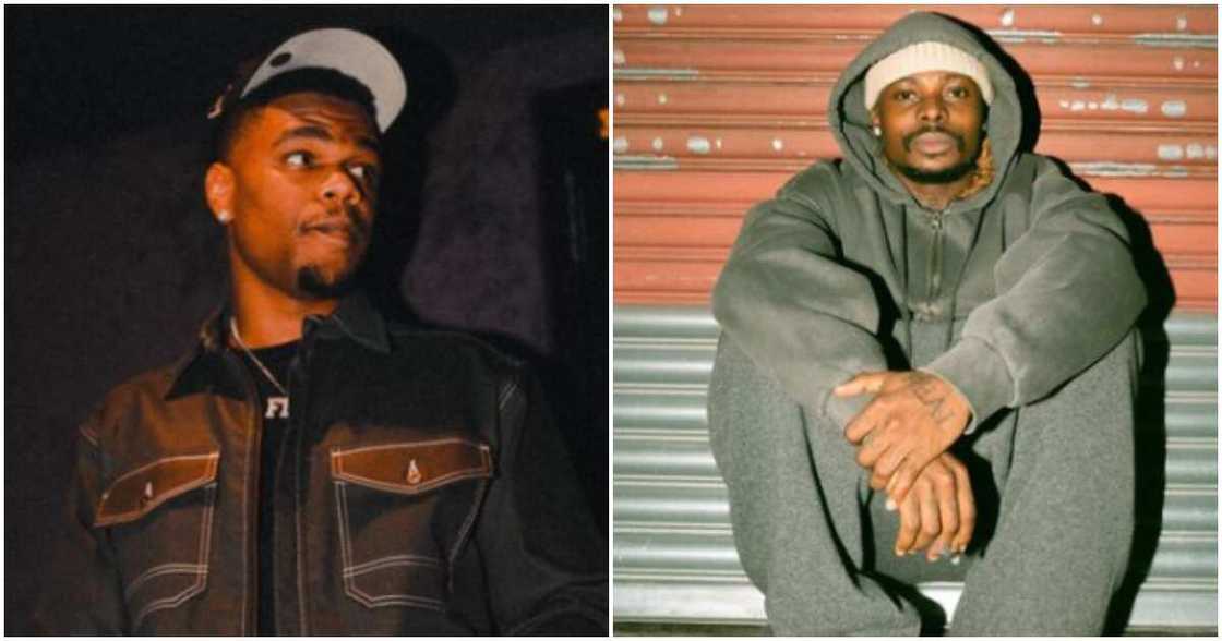 US singer Fridayy and Asake US singer Fridayy and Asake