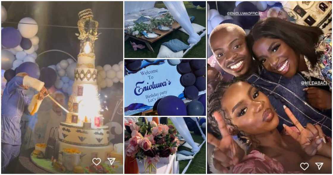 Iyabo Ojo's daughter Priscy with her bestie Eni and Hilda Baci at his birthday Iyabo Ojo's daughter Priscy with her bestie Eni and Hilda Baci at his birthday