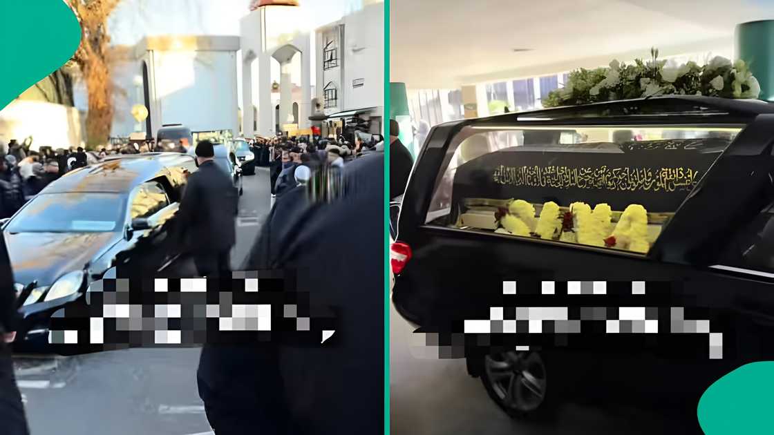 A young man shared an emotional video of Anthony Joshua attending the funeral of his late friends, Latif Ayodele and Sina Ghami, sparking reactions as netizens observed the coffins, burial site and the boxer’s presence. A young man shared an emotional video of Anthony Joshua attending the funeral of his late friends, Latif Ayodele and Sina Ghami, sparking reactions as netizens observed the coffins, burial site and the boxer’s presence.