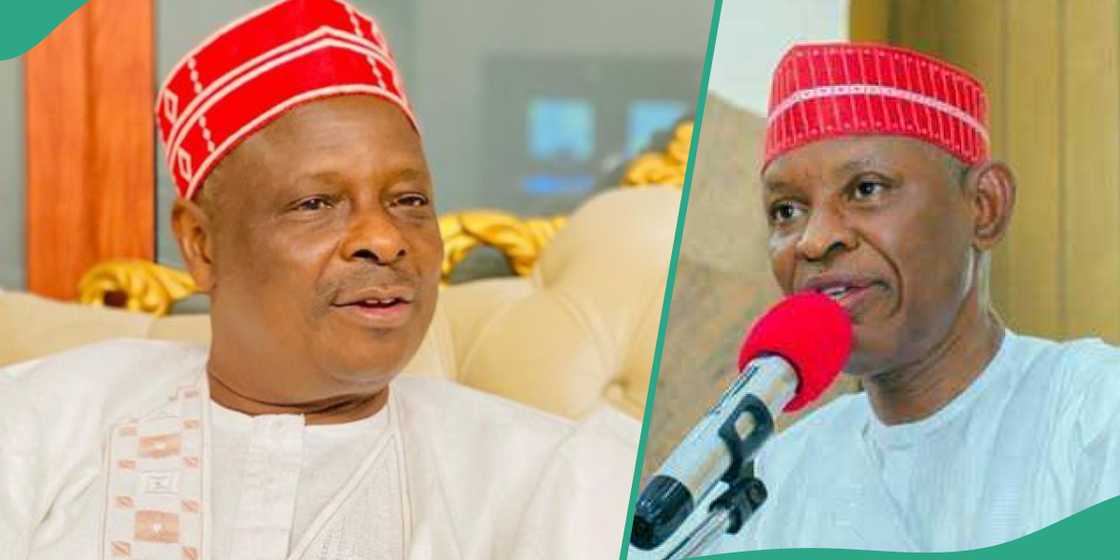 Kwankwaso da Gwamna Abba sun jajantawa kwamishinan Kano bayan gobara a gidansa