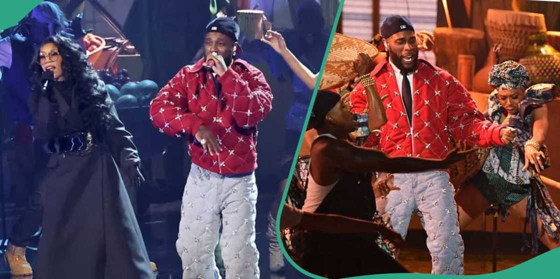 Clips of Burna Boy's performance at the Grammys goes viral Clips of Burna Boy's performance at the Grammys goes viral