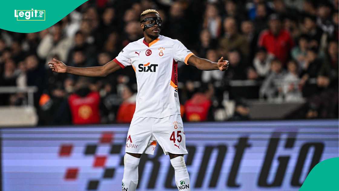 Victor Osimhen, Galatasaray, Hatayspor, Mersin Stadium, Mersin, Turkiye, Super Lig. Victor Osimhen, Galatasaray, Hatayspor, Mersin Stadium, Mersin, Turkiye, Super Lig.