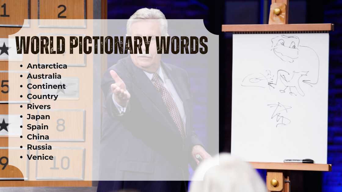 World Pictionary words World Pictionary words