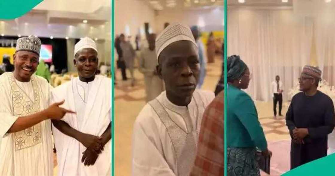 Yadda Umar Bush ya gamu da su Dangote a Villa Yadda Umar Bush ya gamu da su Dangote a Villa