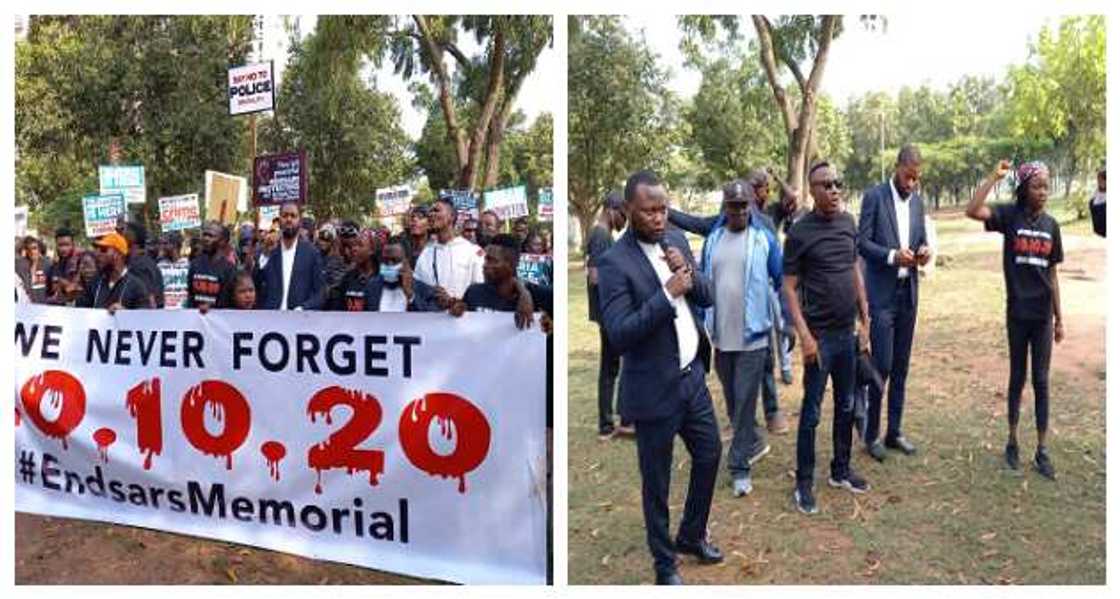 Sowore and protesters Sowore and protesters