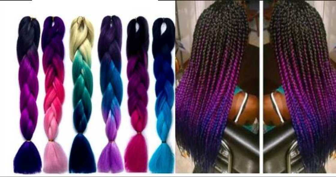 Hair Extensions of different colour Hair Extensions of different colour