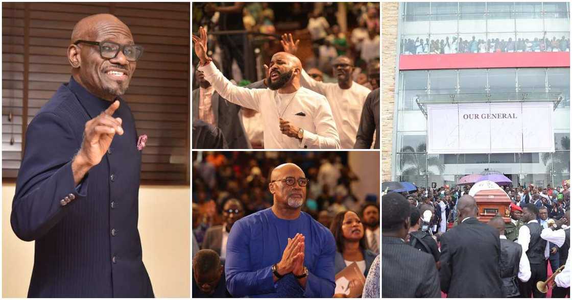 Photos from Pastor Taiwo Odukoya's burial Photos from Pastor Taiwo Odukoya's burial