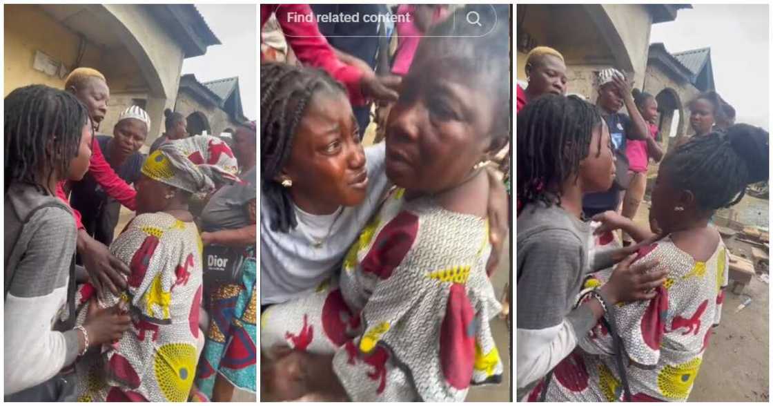 Koja, woman and her grandkids, house, Lagos government