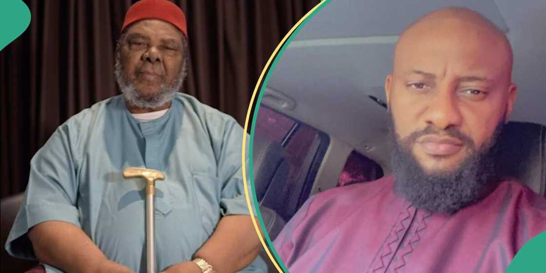 Pete Edochie prays for fans. Pete Edochie prays for fans.