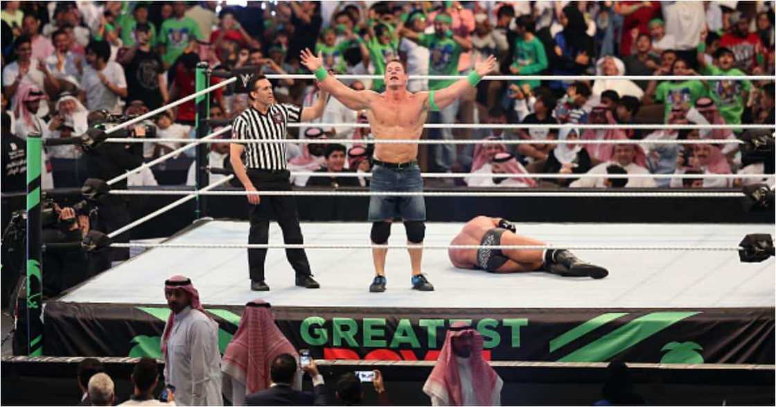 John Cena sparked rumours of a possible return to the ring in May John Cena sparked rumours of a possible return to the ring in May
