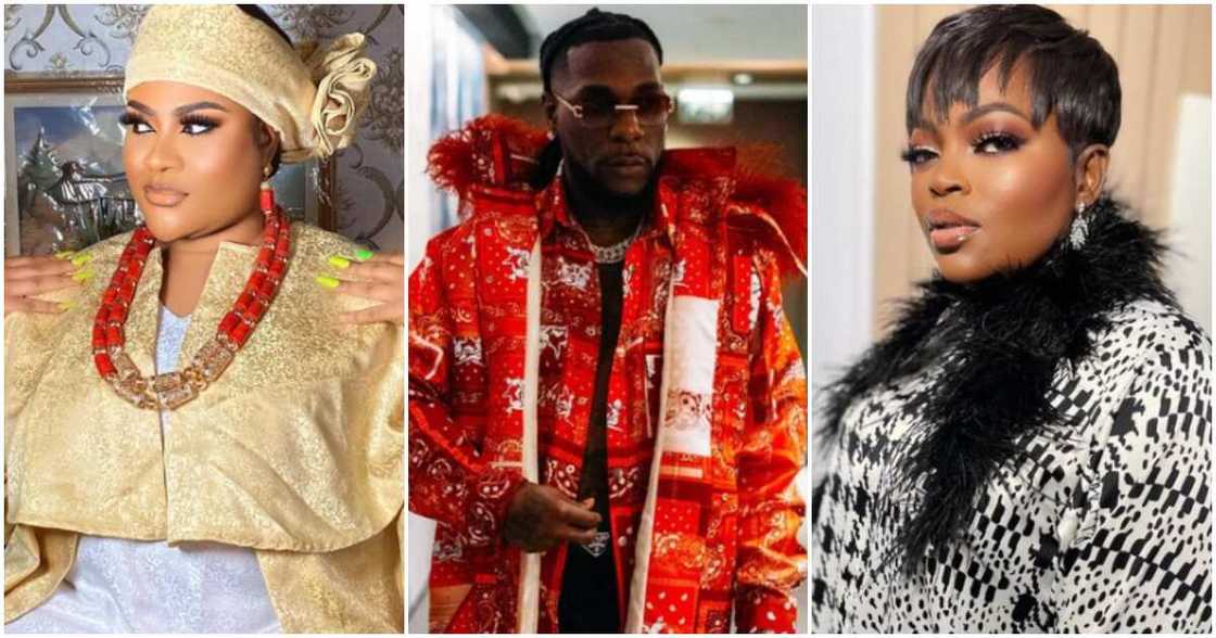 Nkechi Blessing, Burna Boy, Funke Akindele