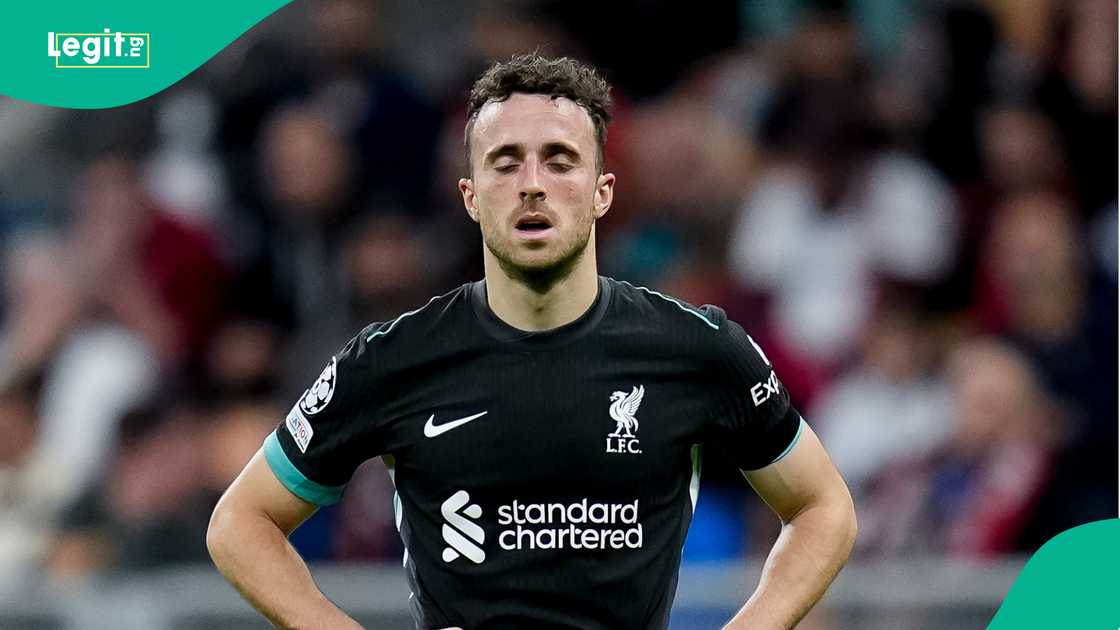 Diogo Jota, Liverpool, Premier League, AC Milan, UEFA Champions League, 2024/25 season Diogo Jota, Liverpool, Premier League, AC Milan, UEFA Champions League, 2024/25 season