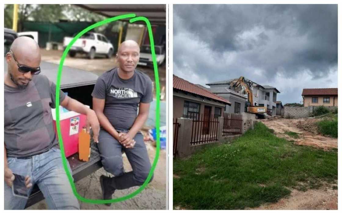 Saurayi ya rusa katafaren gidan da ya ginawa budurwarsa saboda ta rabu da shi Saurayi ya rusa katafaren gidan da ya ginawa budurwarsa saboda ta rabu da shi