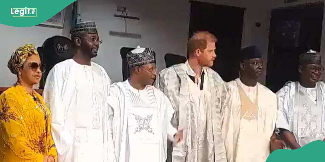 Kaduna governor gifts Prince Harry traditional Hausa attire during royal visit Kaduna governor gifts Prince Harry traditional Hausa attire during royal visit