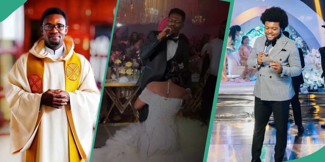 Father Ugwu and Ekene Umenwa’s bestie/MC Decon Famous Father Ugwu and Ekene Umenwa’s bestie/MC Decon Famous