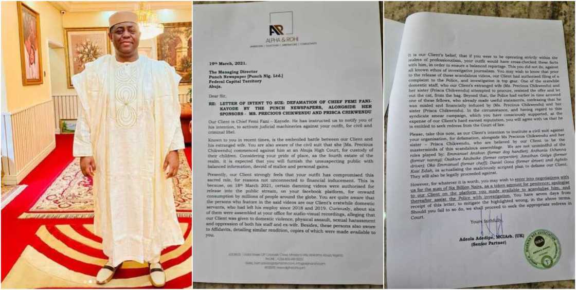 Femi Fani-Kayode refutes claim by actress wife he manhandles domestic staff Femi Fani-Kayode refutes claim by actress wife he manhandles domestic staff