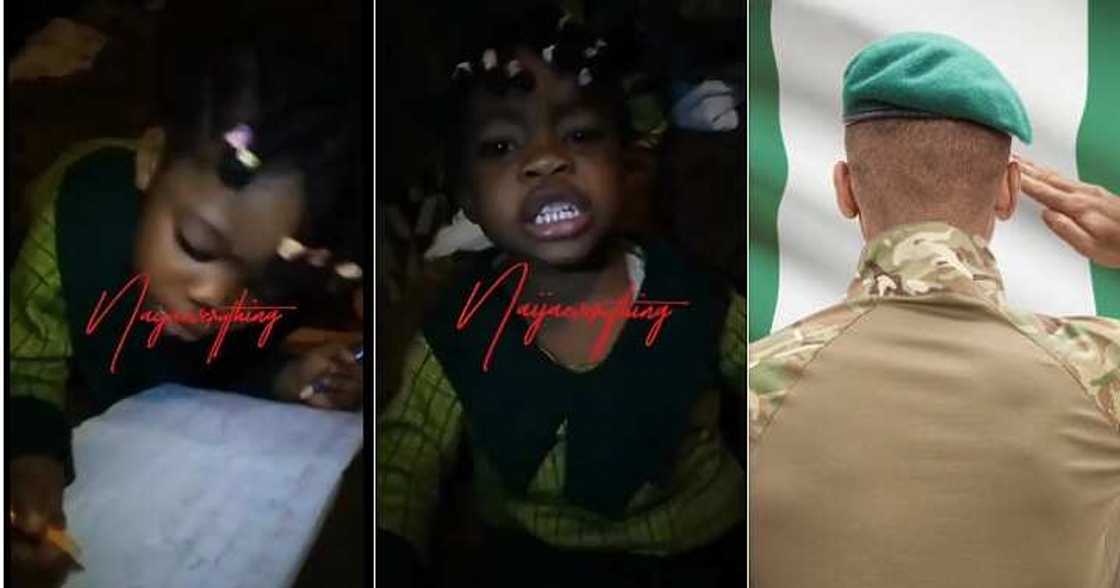 Little girl vows to call soldiers, unemployed, school Little girl vows to call soldiers, unemployed, school