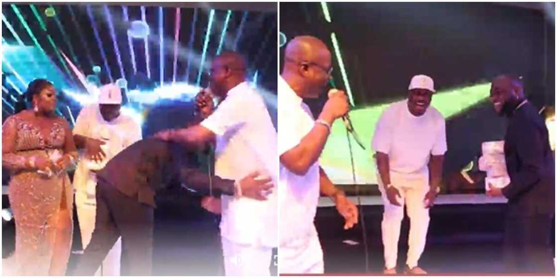 Davido gifts KWAM 1 money