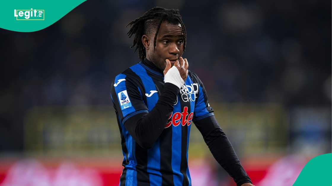Ademola Lookman recently suffered an injury to his tendon in Atalanta's training Ademola Lookman recently suffered an injury to his tendon in Atalanta's training