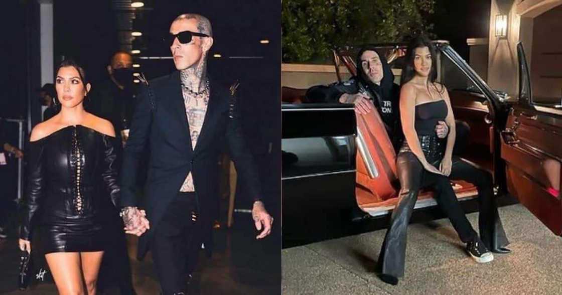 Kourtney Kardashian, Travis Barker, $205k vintage car, birthday Kourtney Kardashian, Travis Barker, $205k vintage car, birthday