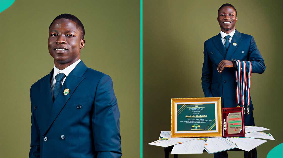Mustopha Adekola graduates from University of Ibadan with 3.81/4.0 CGPA, emerges best in Industrial and Production Engineering, inducted into NSE and NIIndE, project on solar-powered hydro energy storage gains recognition.