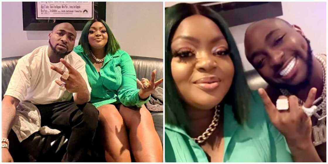 Eniola Badmus and Davido Eniola Badmus and Davido