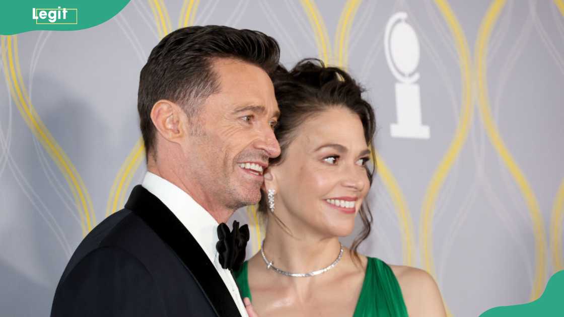 Hugh Jackman and Sutton Foster at Radio City Music Hall Hugh Jackman and Sutton Foster at Radio City Music Hall