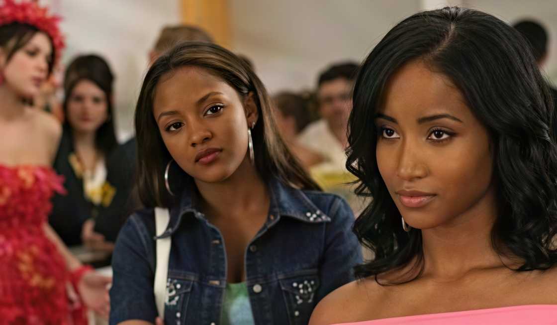 Drew Sidora pictured in a White Chicks scene. Drew Sidora pictured in a White Chicks scene.
