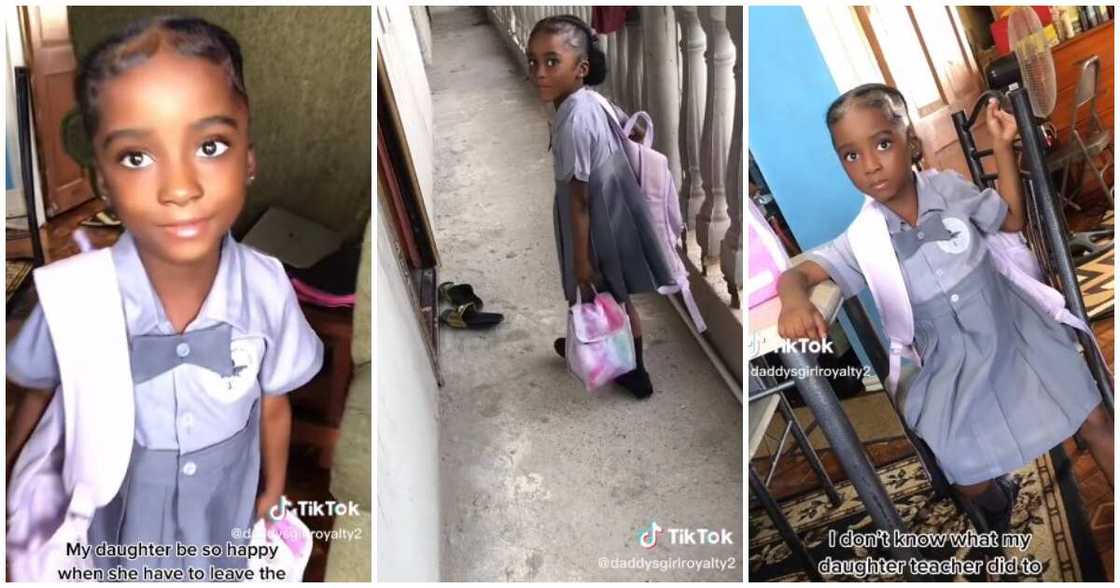 Small girl, school, teacher Small girl, school, teacher