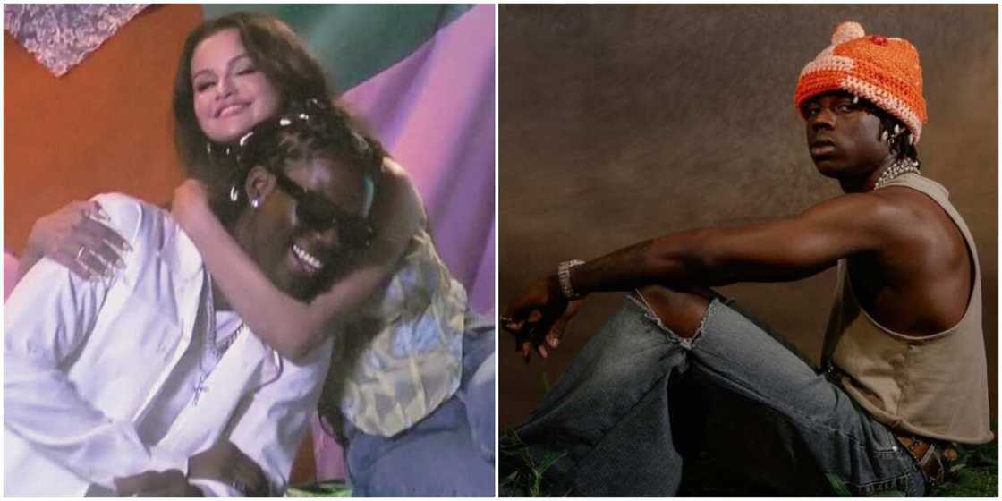 Screenshot from Rema's Calm Down remix video, Rema Screenshot from Rema's Calm Down remix video, Rema