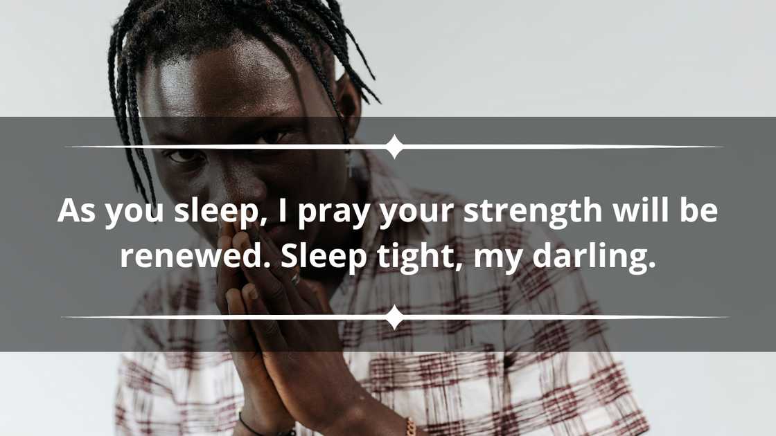 Powerful goodnight prayer message for him Powerful goodnight prayer message for him