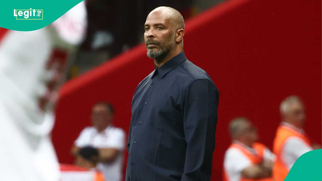 Eric Chelle, Super Eagles, Nigeria, Warsaw, Poland. Eric Chelle, Super Eagles, Nigeria, Warsaw, Poland.