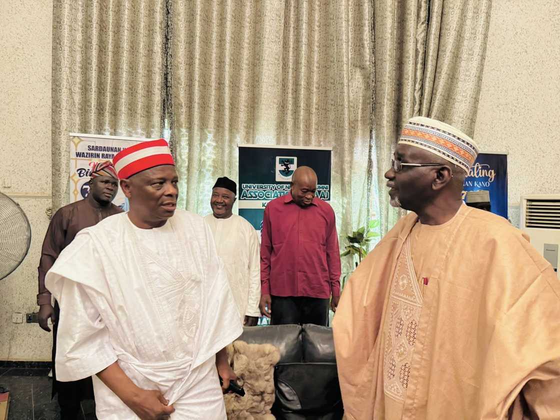 Rabiu Musa Kwankwaso da Ibrahim Shekarau Rabiu Musa Kwankwaso da Ibrahim Shekarau