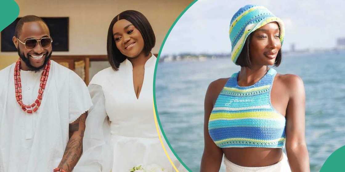 Davido and Chioma Davido's alleged baby mama Davido and Chioma Davido's alleged baby mama