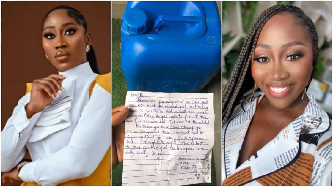 Lady gets fuel gift Lady gets fuel gift