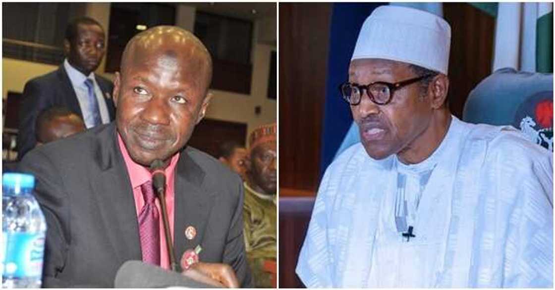 Magu, Sakataren EFCC, Diraktoci sun gurfana gaban kwamitin bincike Magu, Sakataren EFCC, Diraktoci sun gurfana gaban kwamitin bincike