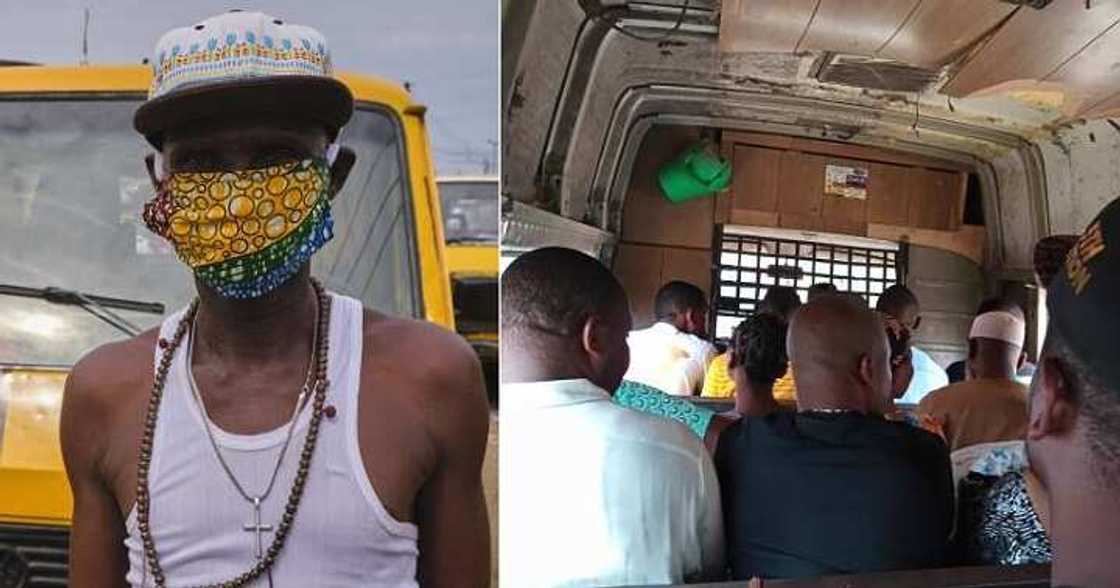 Caring bus conductor, compassion Caring bus conductor, compassion