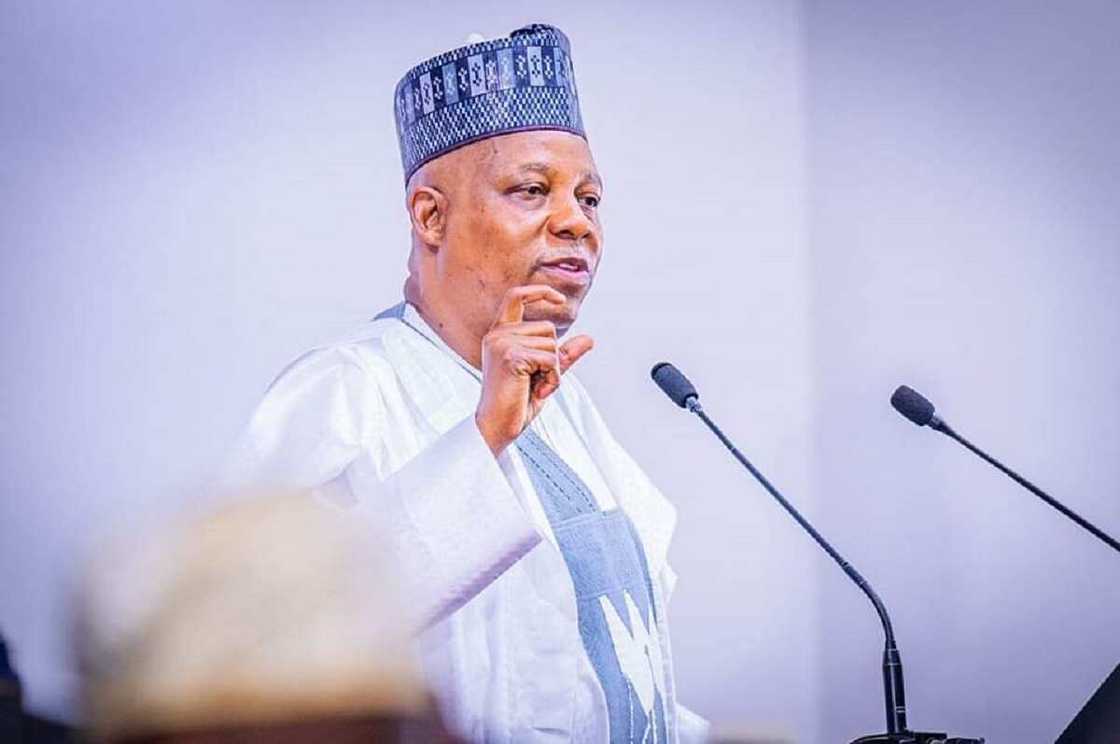 Mataimakin shugaban kasa, Sanata Kashim Shettima.