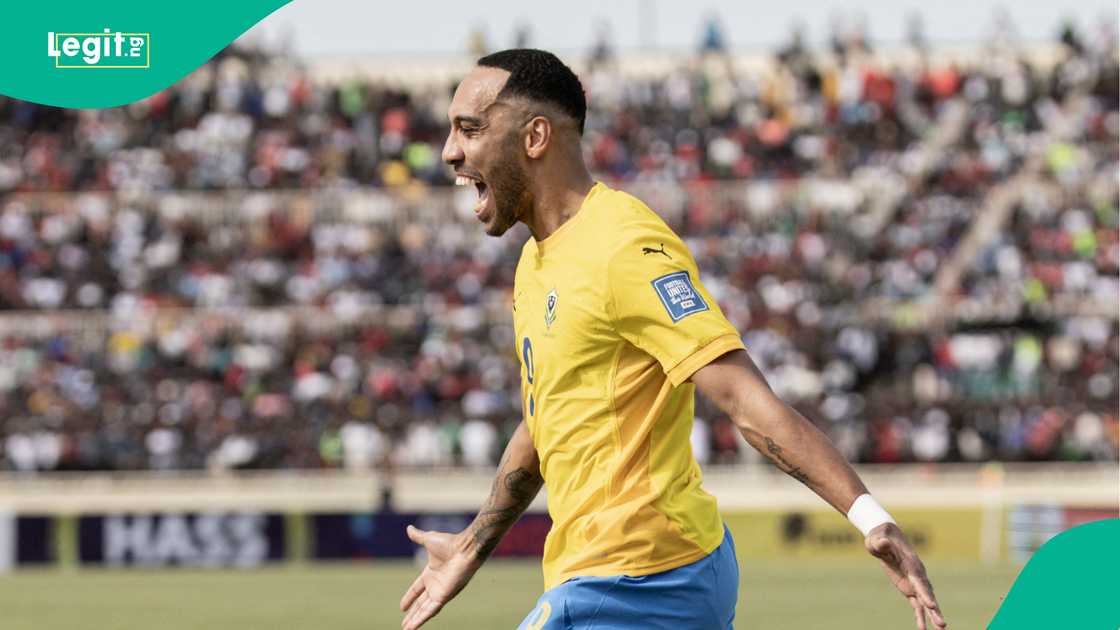 Pierre-Emerick Aubameyang, Gabon, Nyayo National Stadium, Nairobi, Kenya, 2026 FIFA World Cup qualifier. Pierre-Emerick Aubameyang, Gabon, Nyayo National Stadium, Nairobi, Kenya, 2026 FIFA World Cup qualifier.