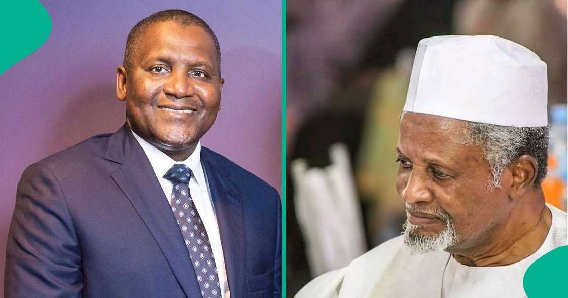 Aliko Dangote pays final respects to the late Aminu Dantata as the business icon is buried in Saudi Arabia. Aliko Dangote pays final respects to the late Aminu Dantata as the business icon is buried in Saudi Arabia.