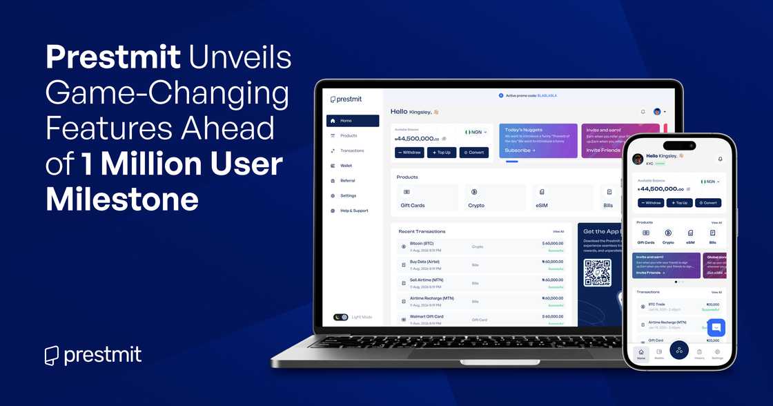 Prestmit Unveils Game-Changing Features Ahead of 1 Million User Milestone Prestmit Unveils Game-Changing Features Ahead of 1 Million User Milestone