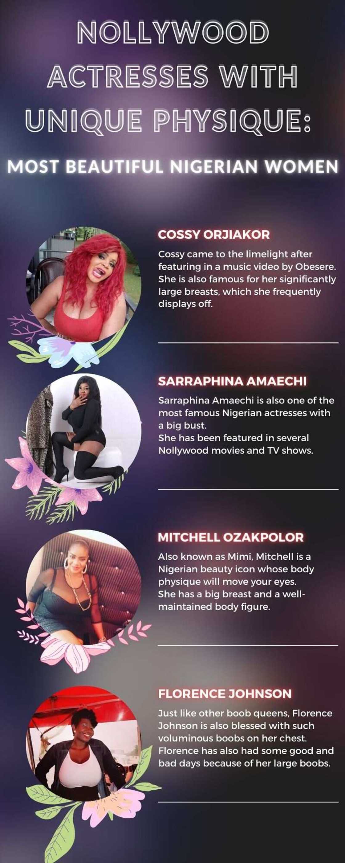 Nollywood actresses with unique physique Nollywood actresses with unique physique