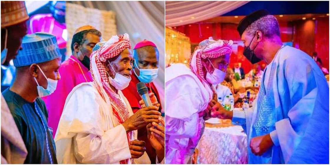 Imam Abdullahi Abubakar and Vice President Yemi Osinbajo