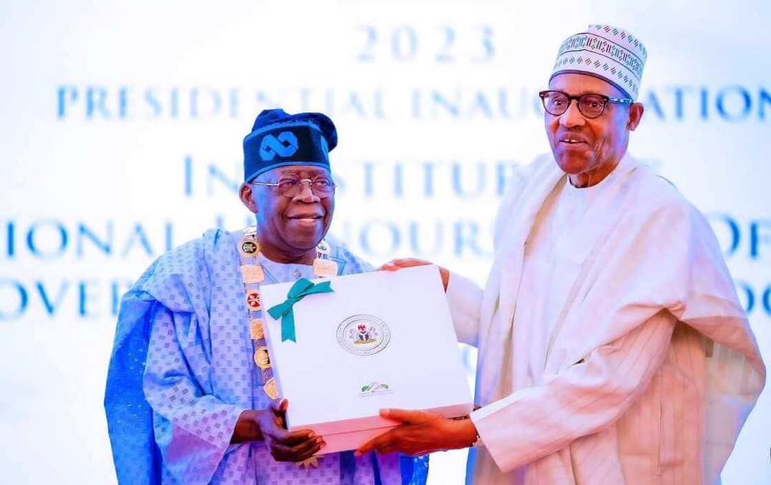 Tinubu da Buhari. Tinubu da Buhari.