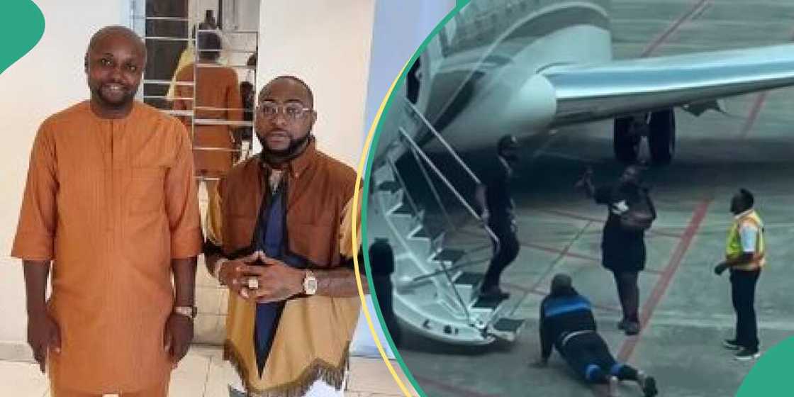 Nigerian singer Davido and Isreal Nigerian singer Davido and Isreal