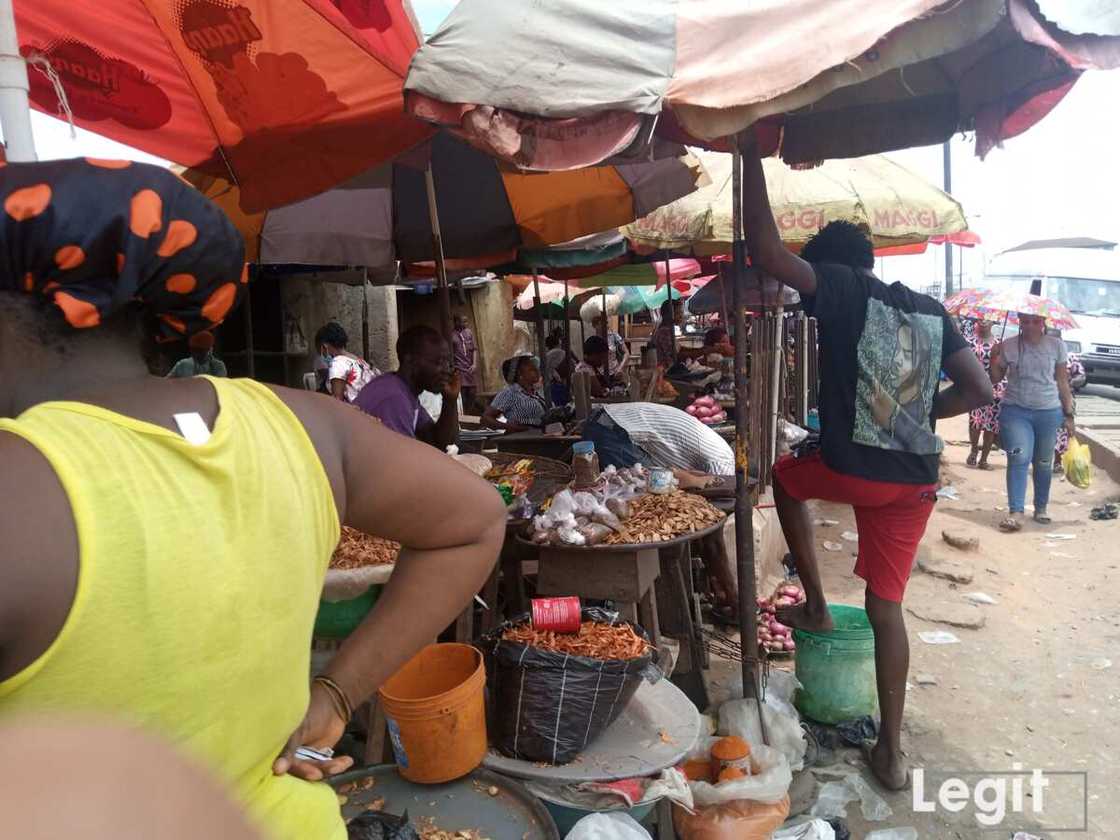 Egusi, ogbono, Lagos market Egusi, ogbono, Lagos market
